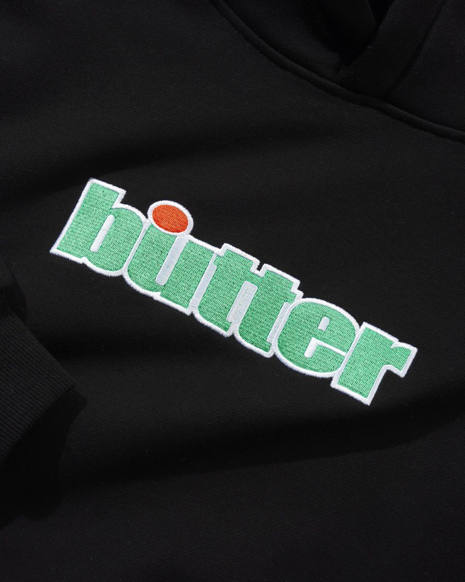 Butter Ace Pullover Hood Black