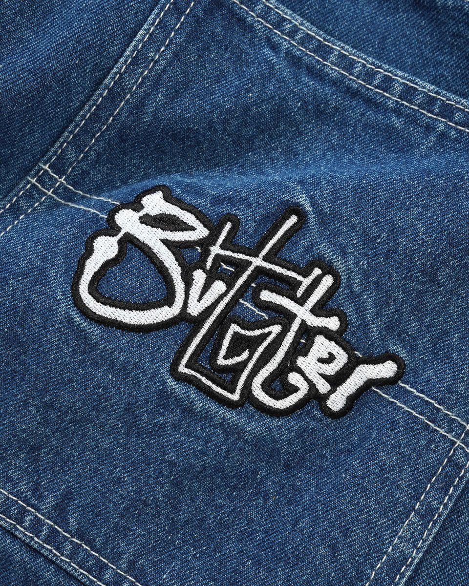 Butter Scribble Denim Jeans: Mid Blue