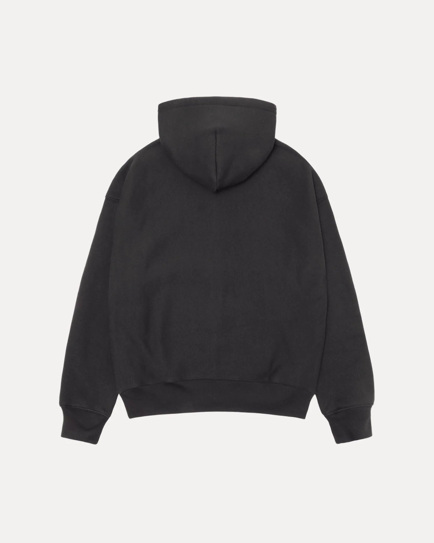 Stussy Applique Hoodie: Black