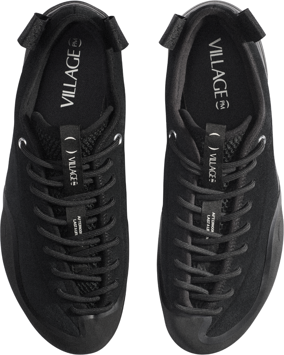 Village PM 1PM Suede Black/Nat Black