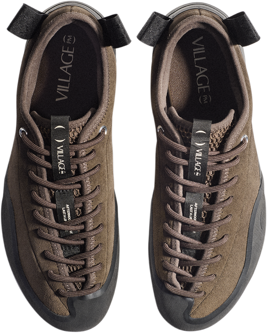Village PM 1PM Suede Chocolate/Nat Black