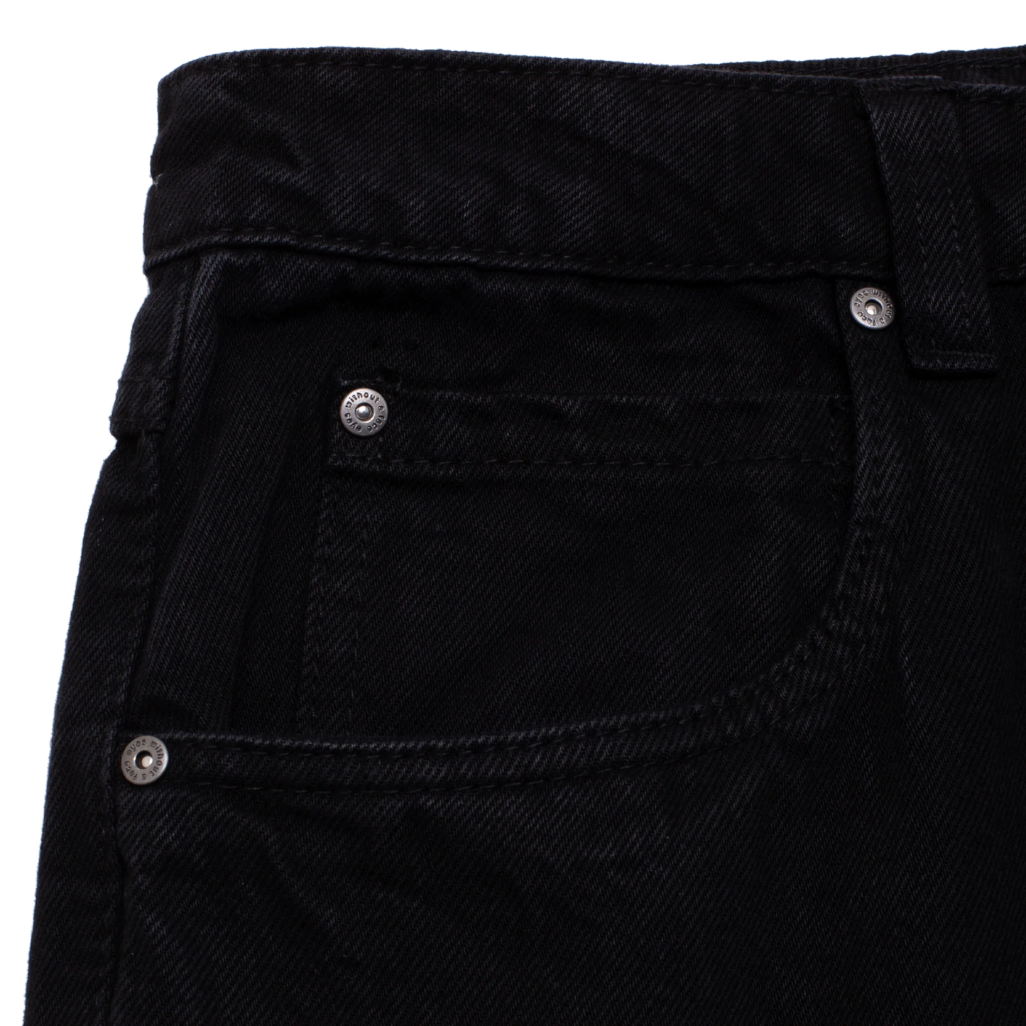 Hockey Double Knee Jean - Black