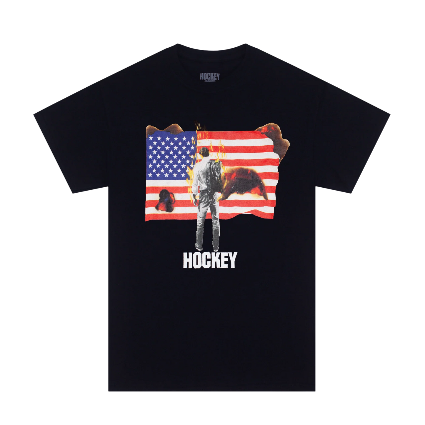 Hockey Nobody Tee Black