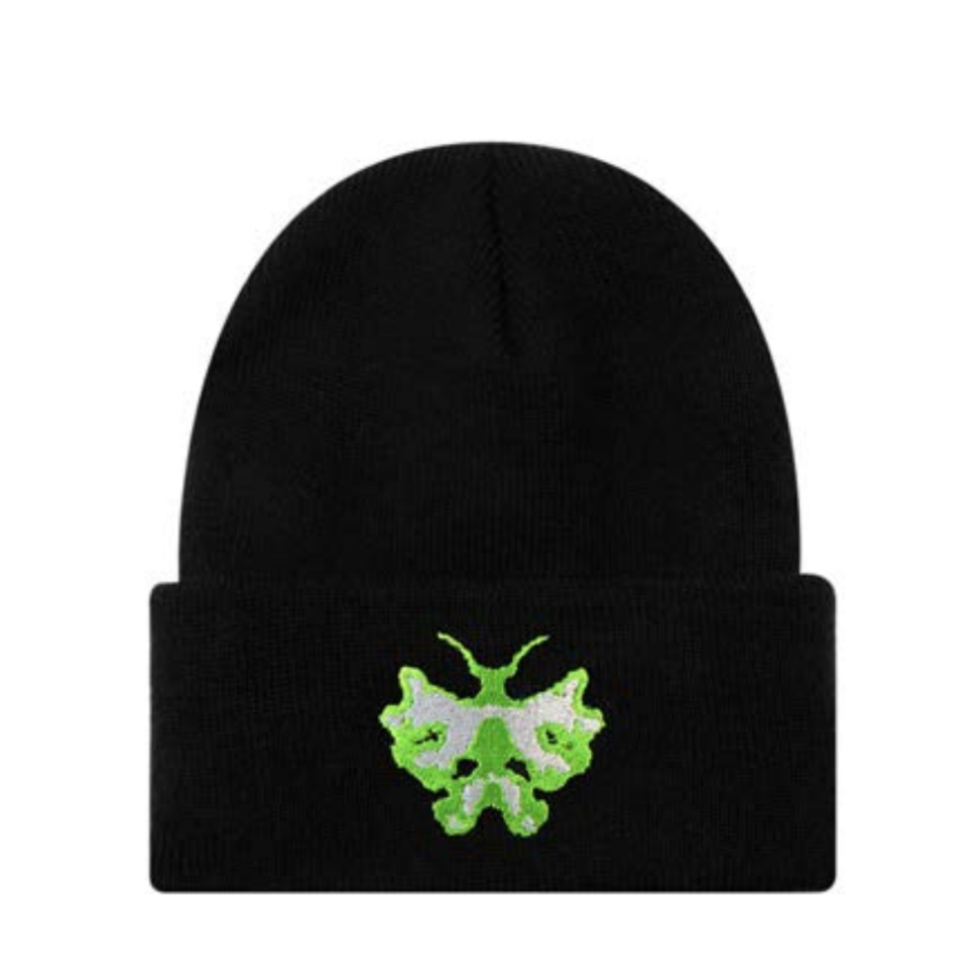 Limosine Moth Beanie Black