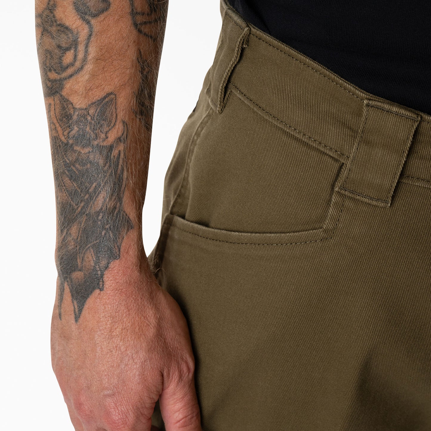 Dickies Mike Anderson Loose Fit Work Pants: Dk Olive
