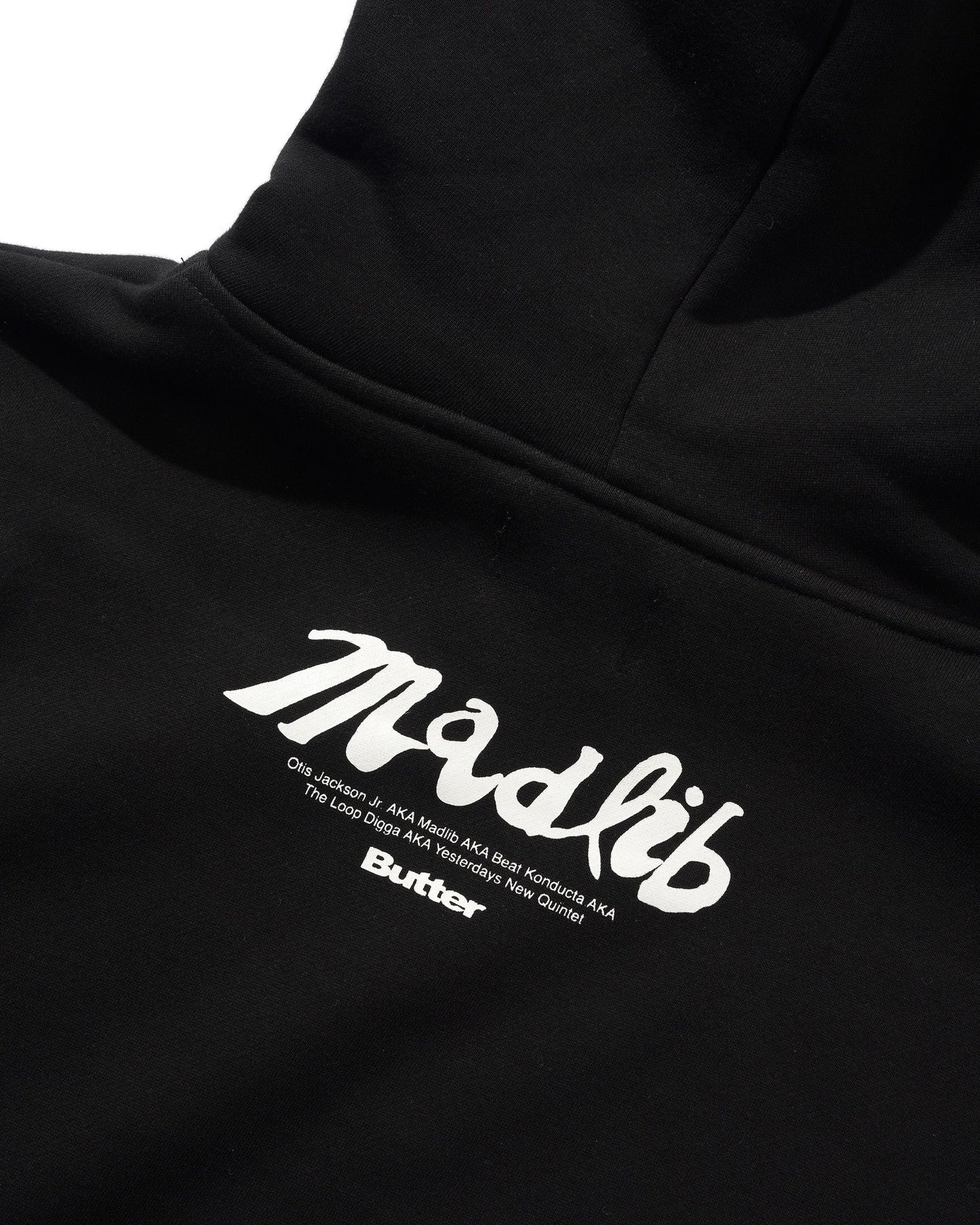 Butter Madlib Pullover Hood Black