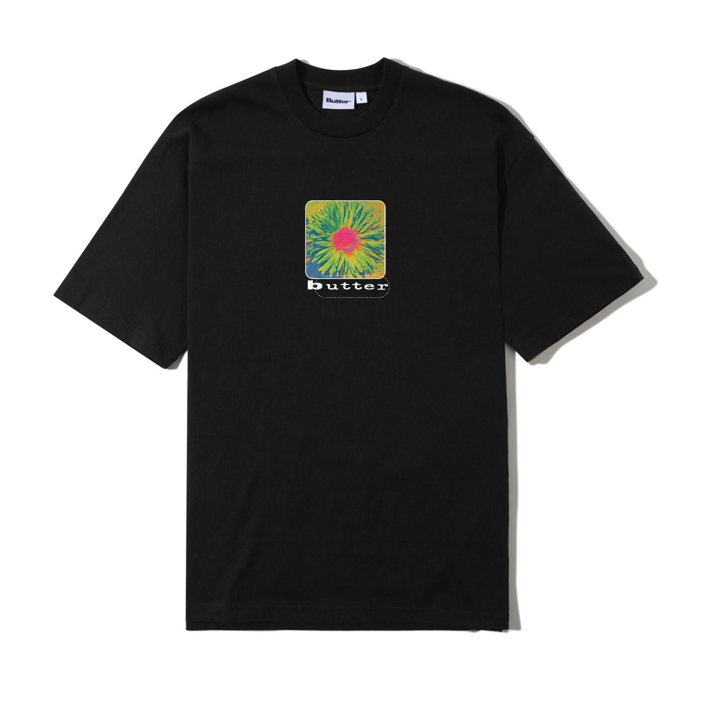 Butter Daisy Tee Black