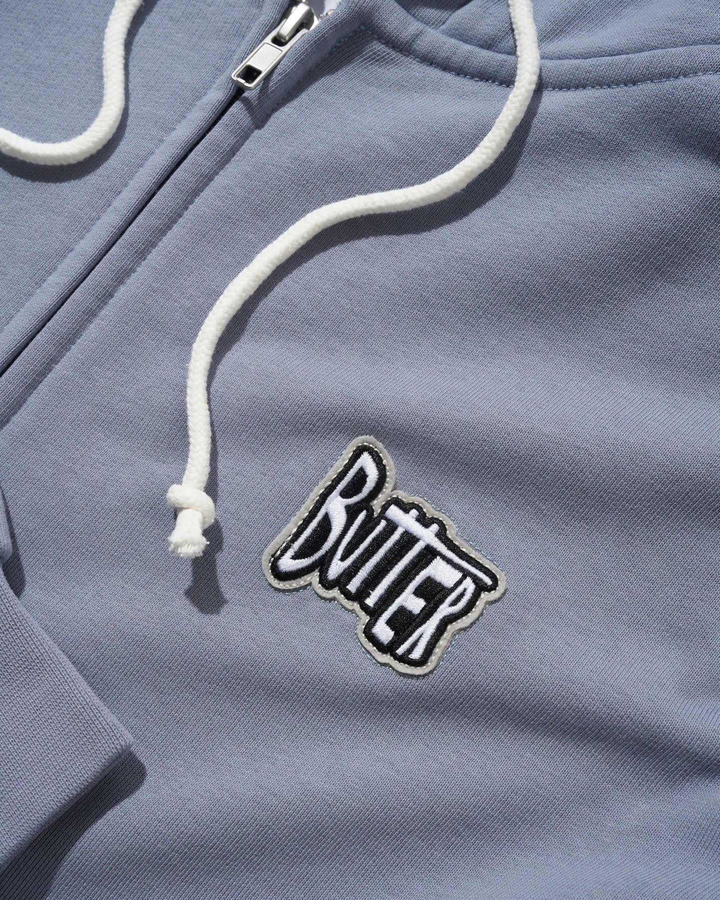 Butter Sketch Zip-Thru Hood Ocean