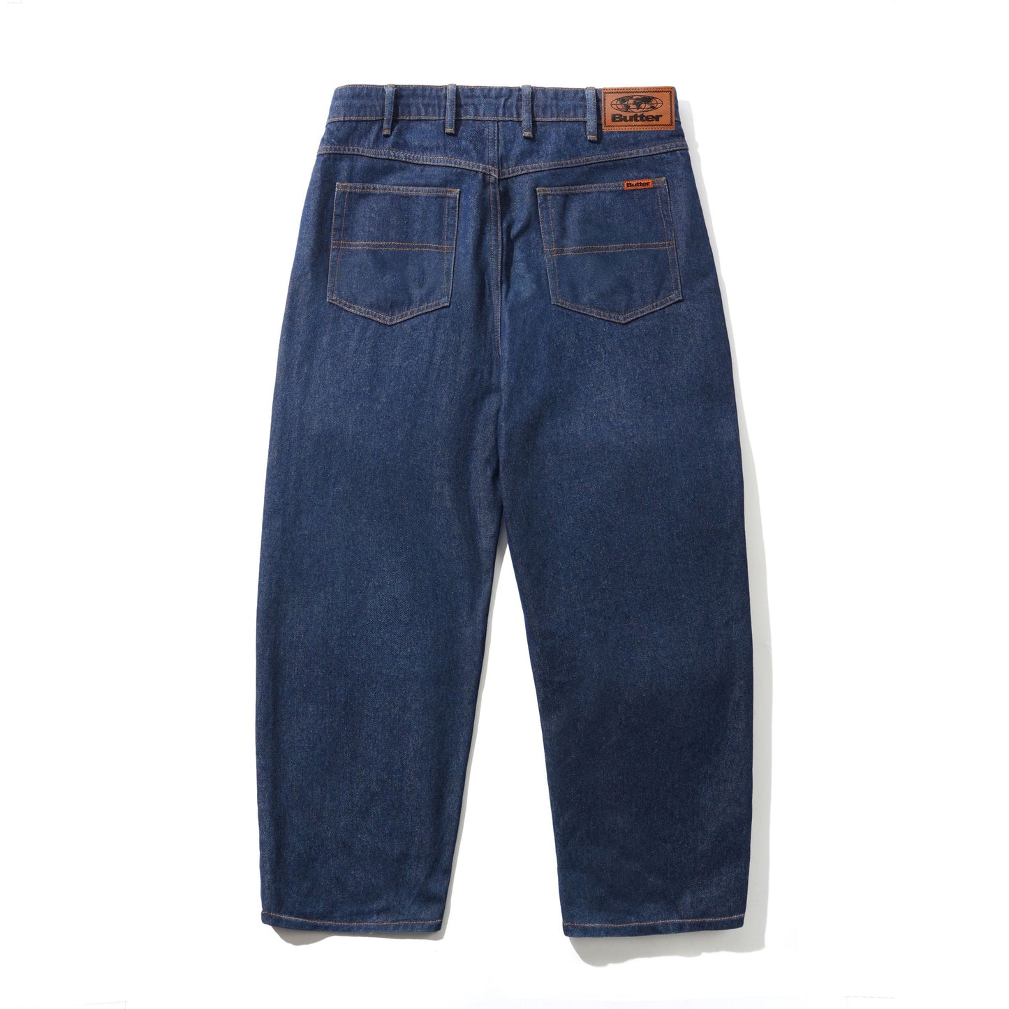 Butter Relaxed Denim Jeans: Dark Indigo