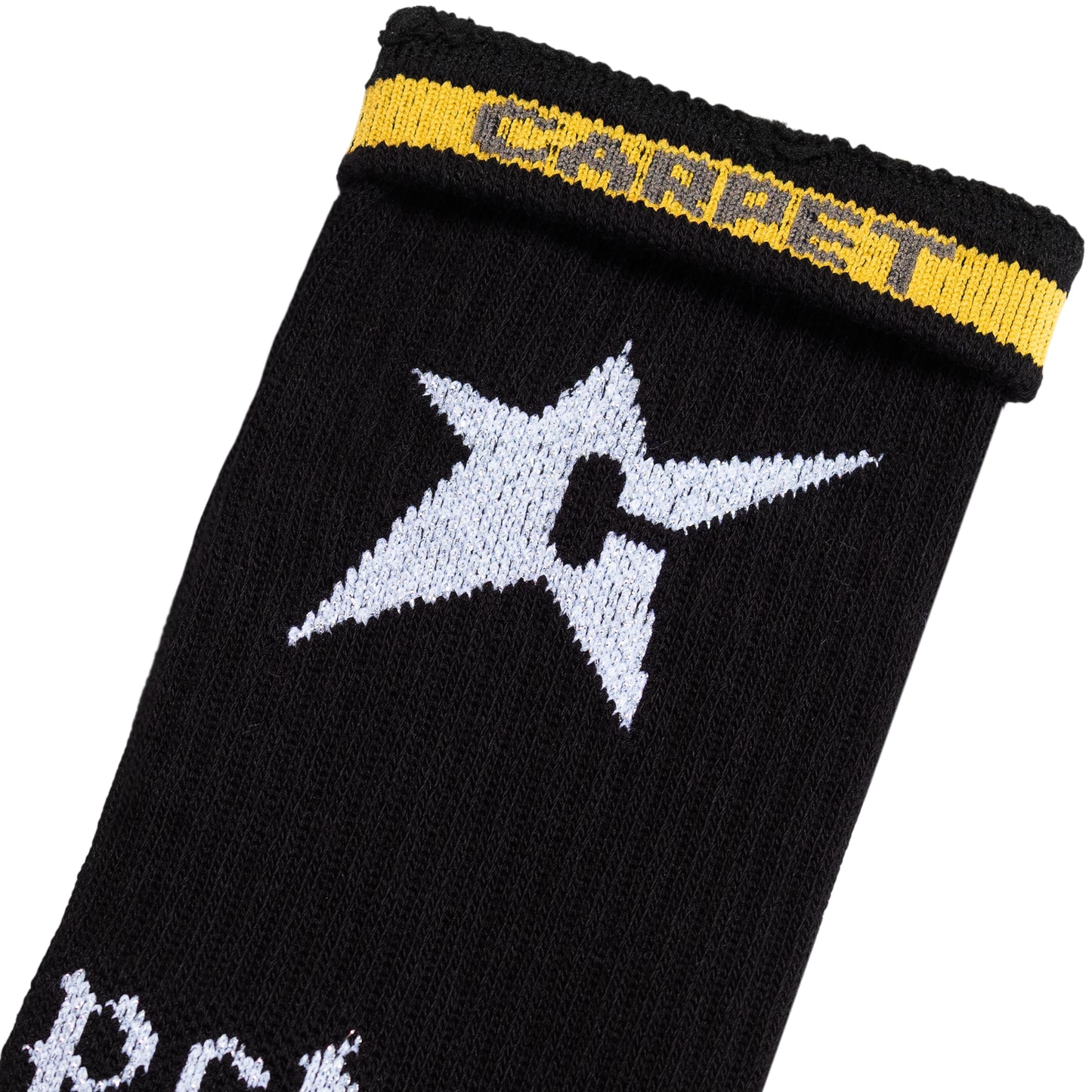 Carpet Co C-Star Sock: Black
