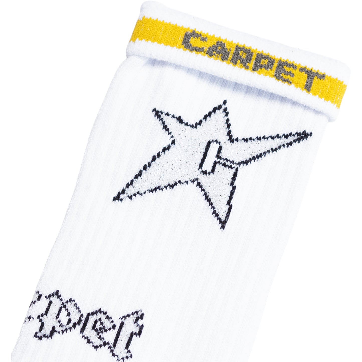 Carpet Co C-Star Sock: White