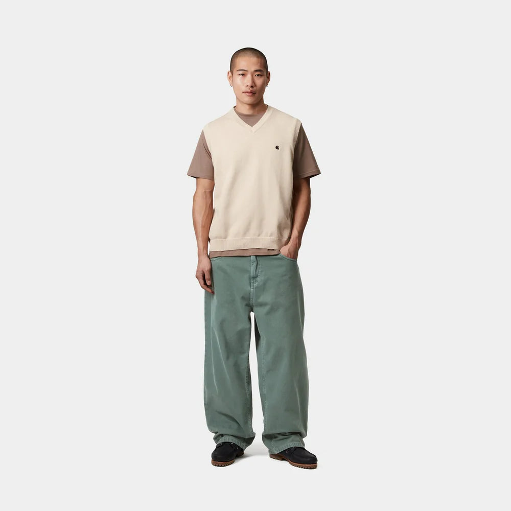 Carhartt WIP Brandon Pant Twill: Silver Pine Stone Dyed
