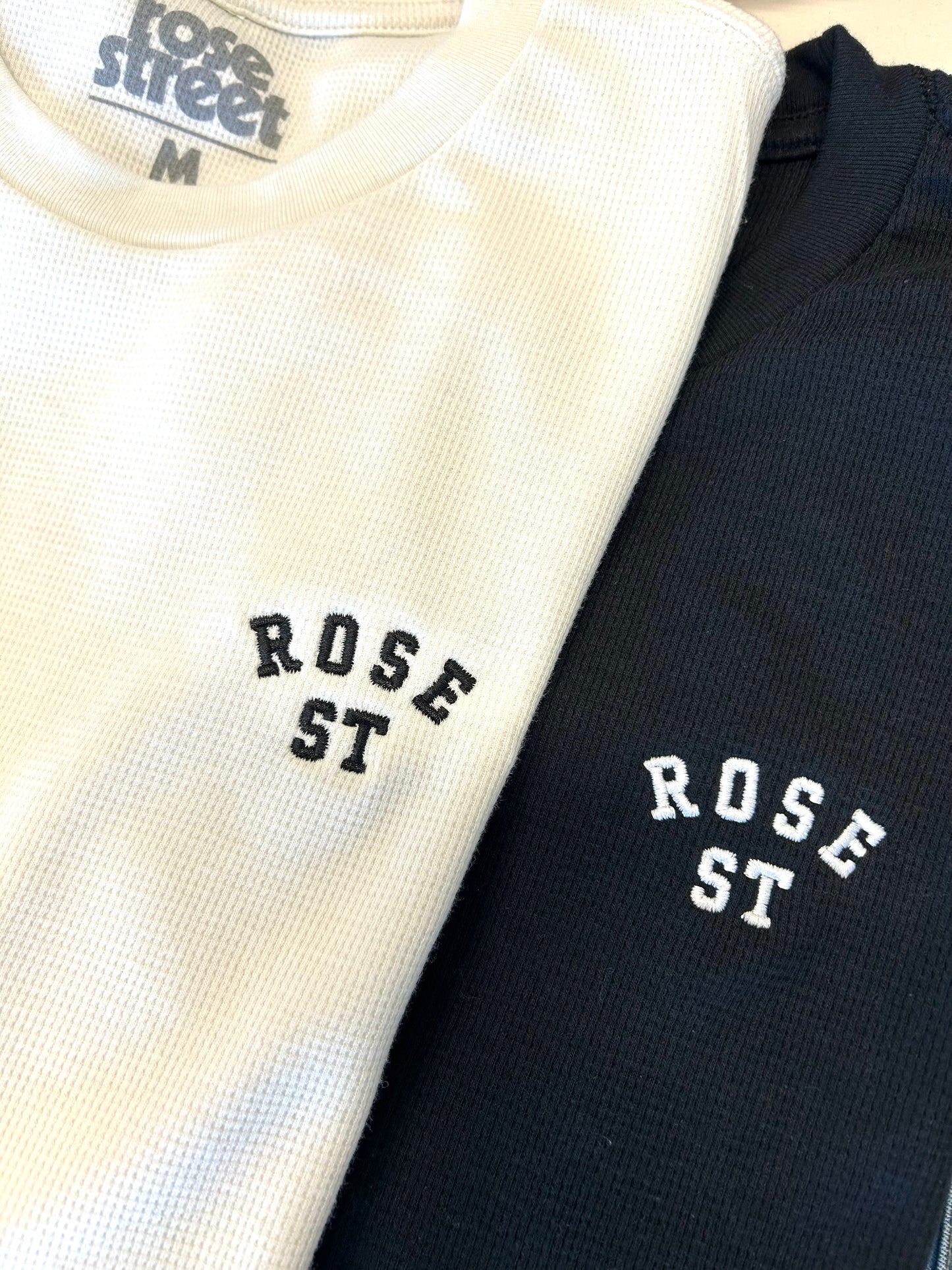 Rose Street Arc Logo Thermal Long Sleeve: Bone