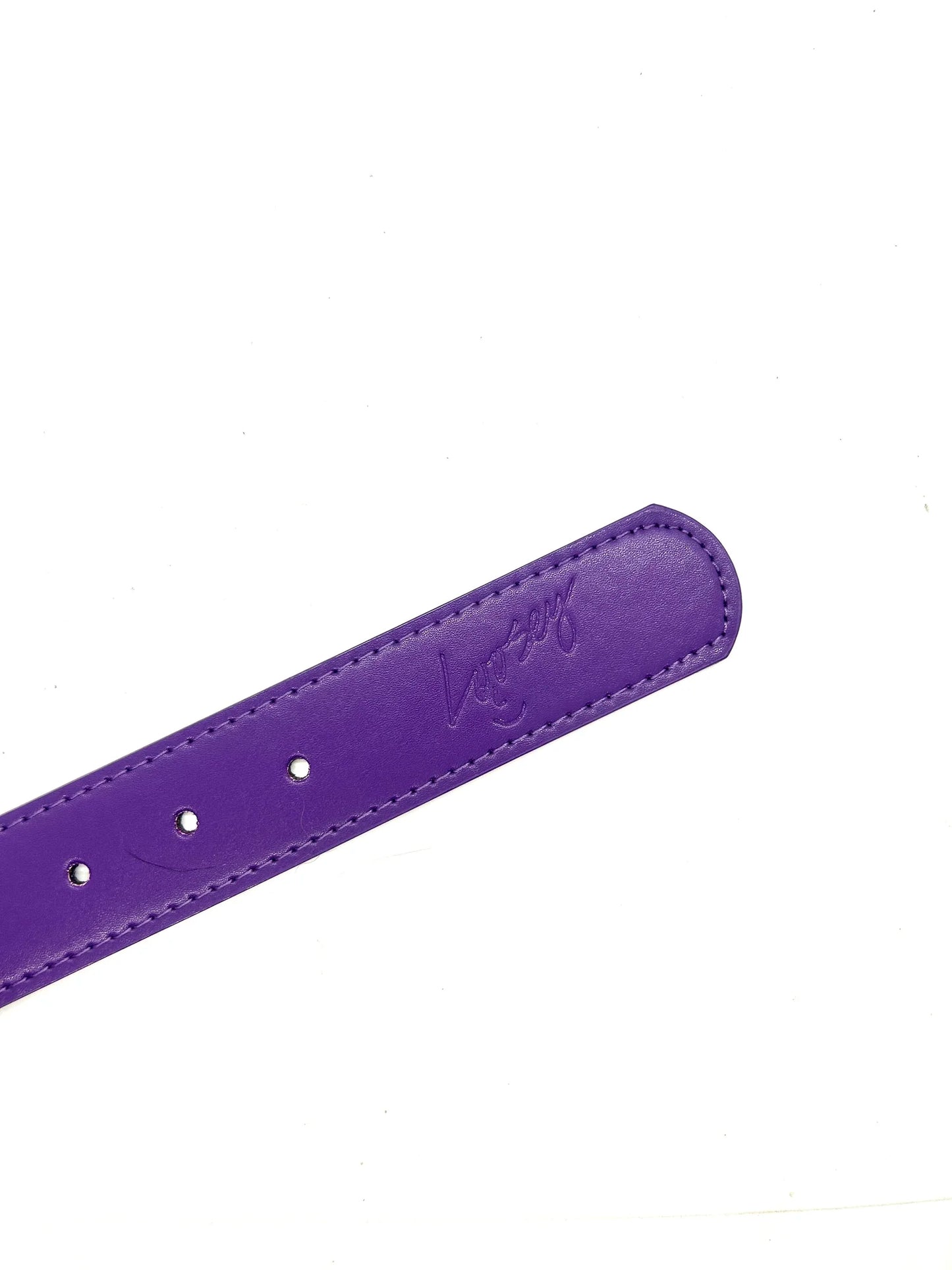 Loosey Loves You Studs Belt Purple