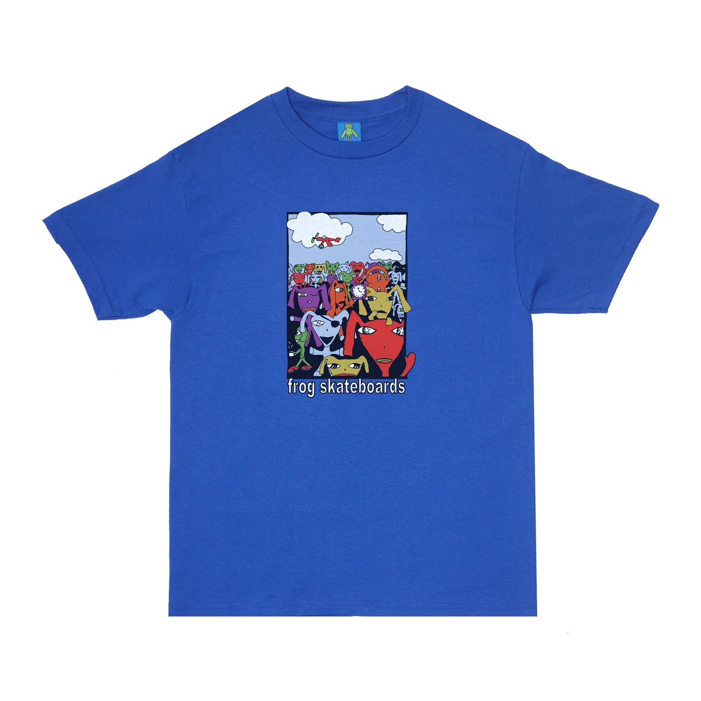 Frog Party Monster Tee Royal Blue