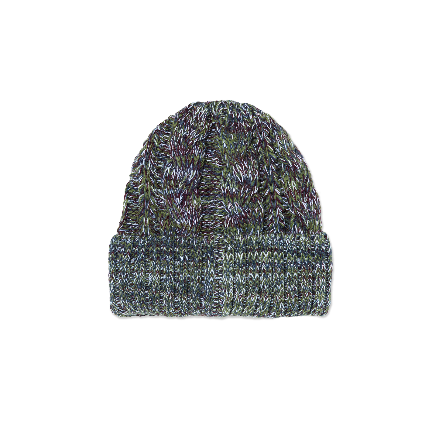 Polar Braid Beanie: Green