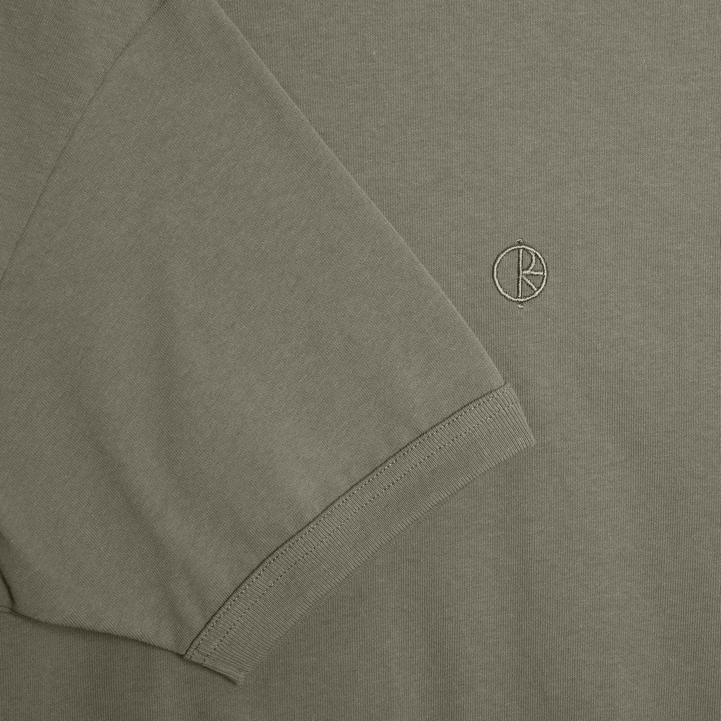 Polar Ringer Tee: Uniform Green