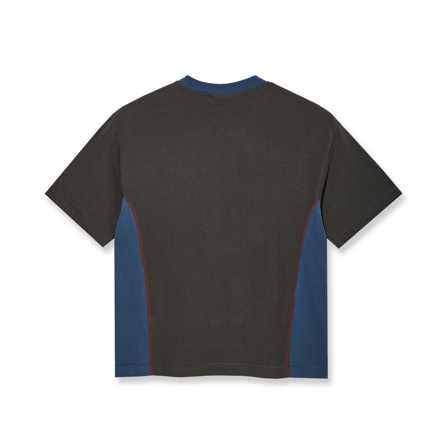 Polar Surf Panel Tee Dirty Black/Gray Blue