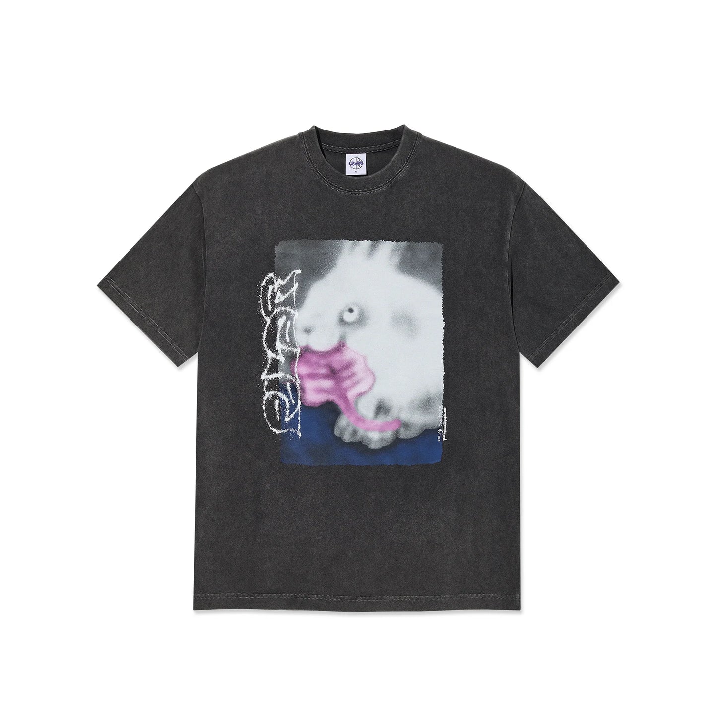 Polar Rabbit Tee Silver Black