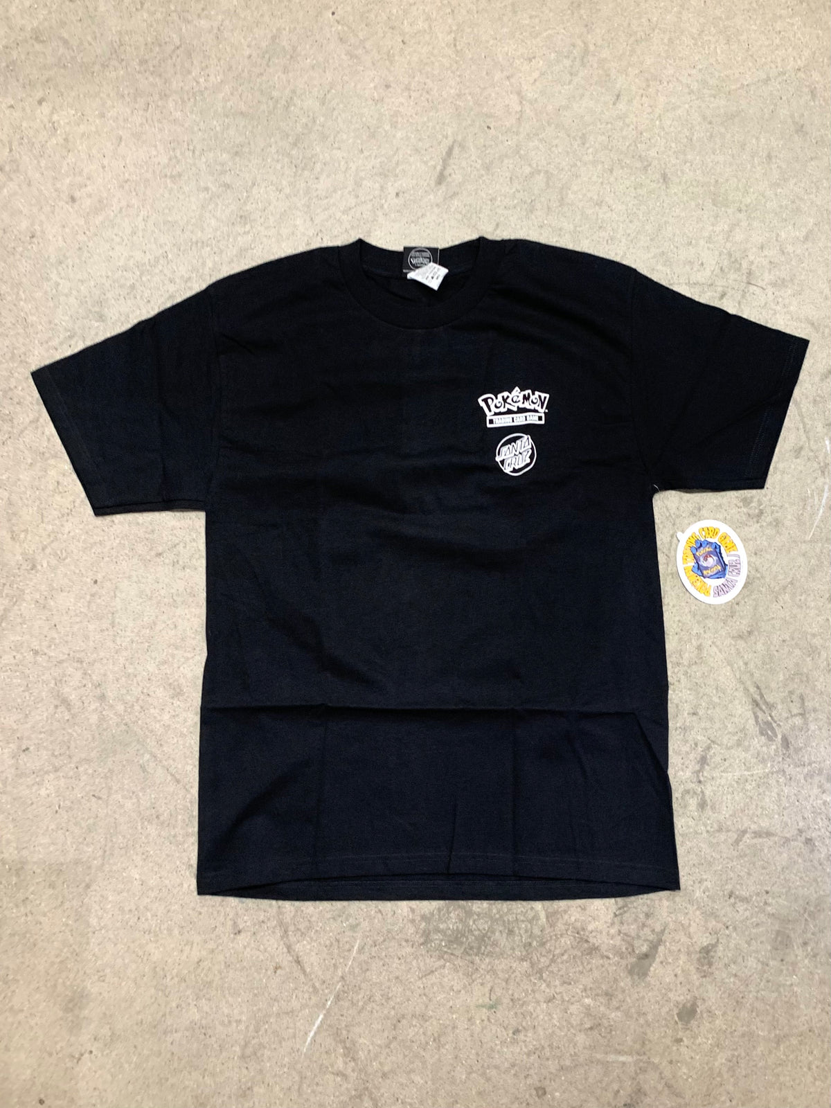 Santa Cruz Pokémon Power Dot Tee Black