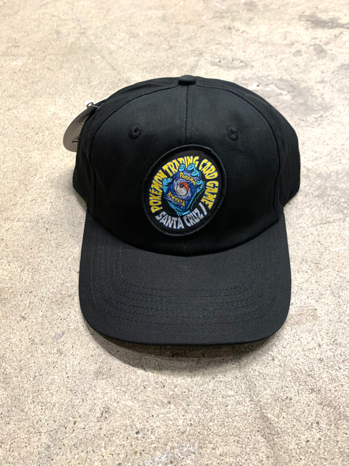 Santa Cruz Pokémon TCG Hand Snapback Hat Black