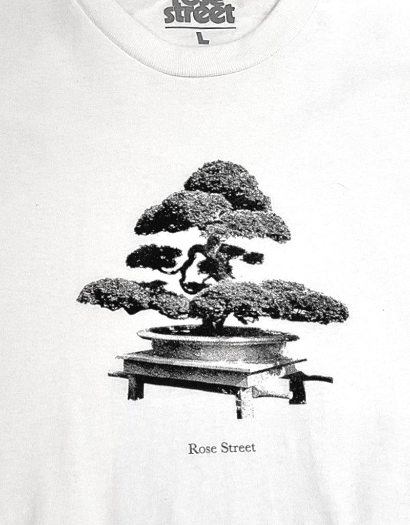 Rose Street Bonsai Tee White