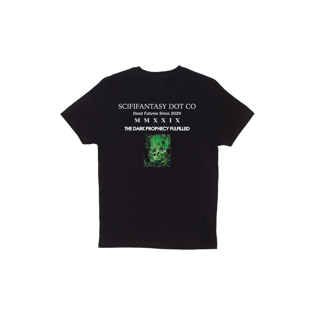 Sci-Fi Fantasy Dark Prophecy Tee Black