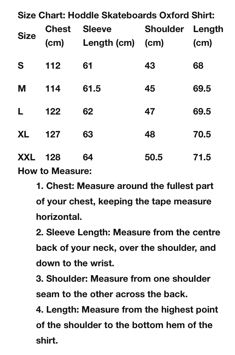 Hoddle Vision of Oxford Shirt Black