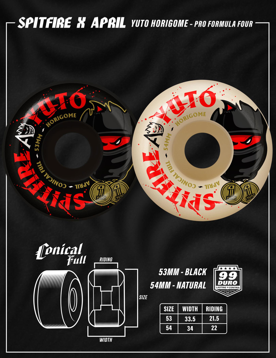 Spitfire X April Yuto Conical Full F4 99 54MM