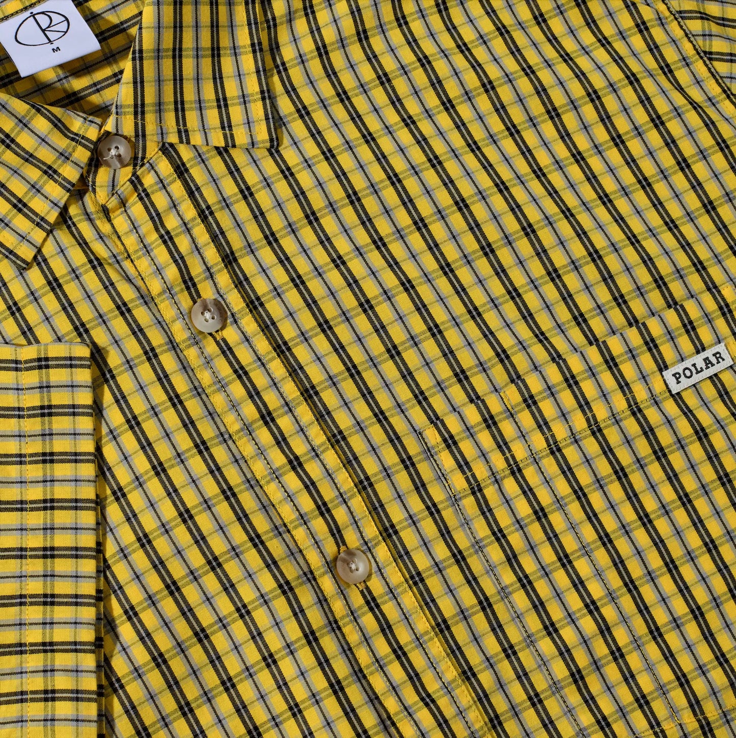 Polar Mitchell Shirt: Lemon/Black