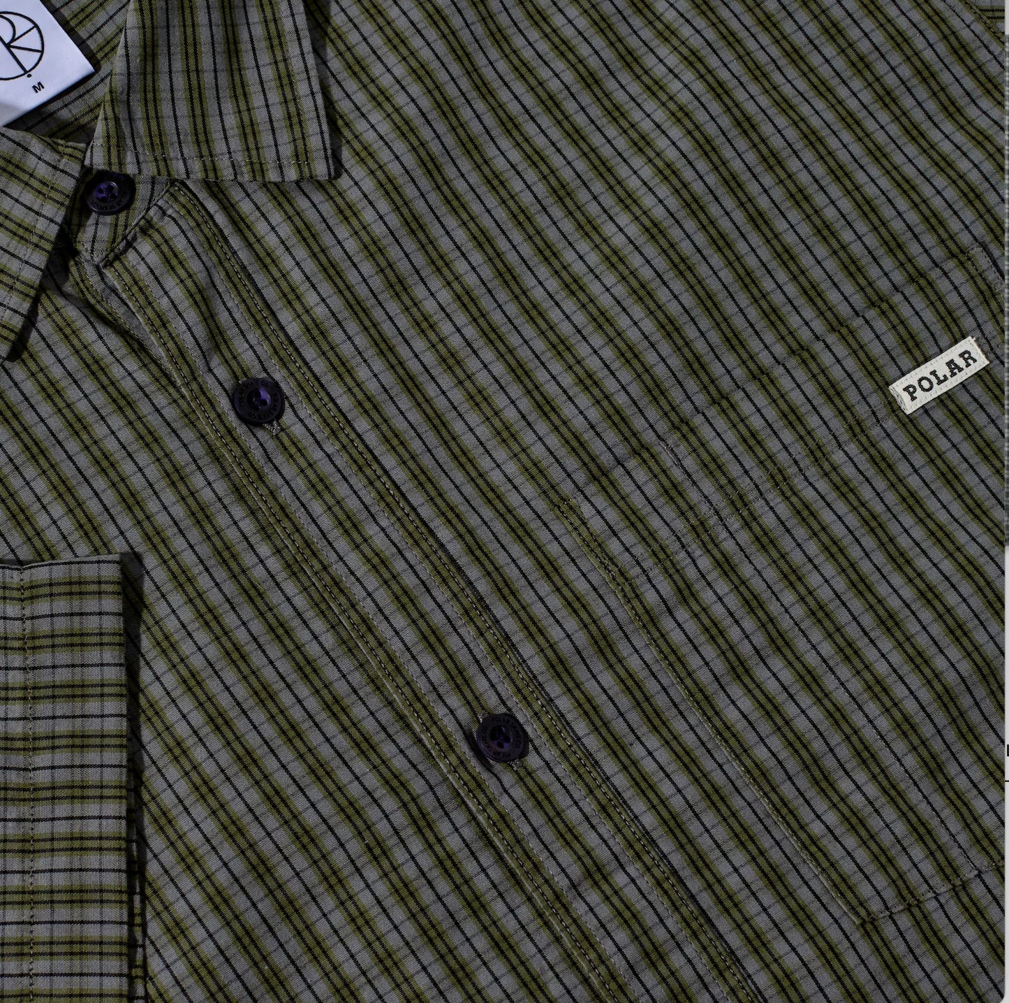 Polar Mitchell Shirt: Black/Green