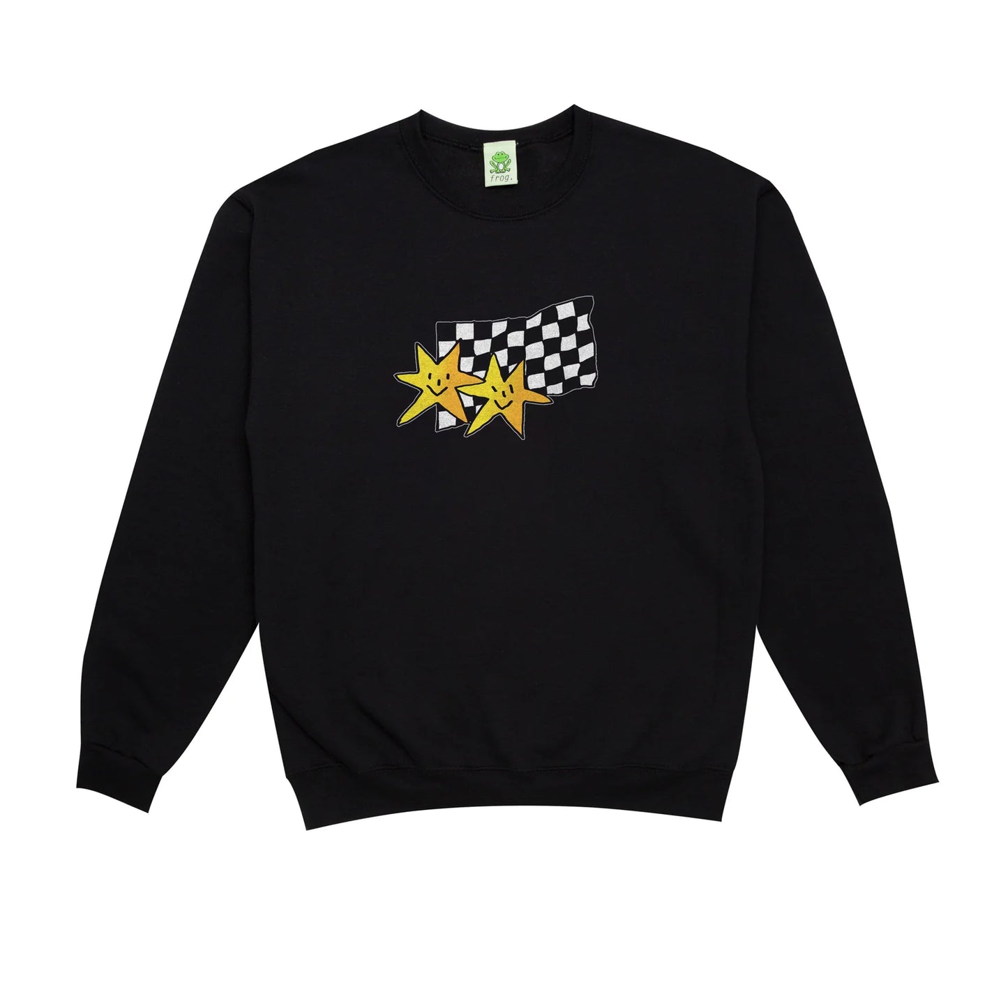 Frog Premium Stars Crewneck Black