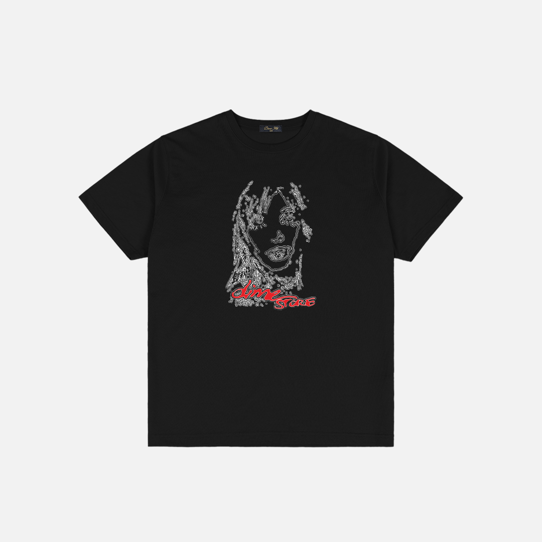 Dime Abstract Tee Black