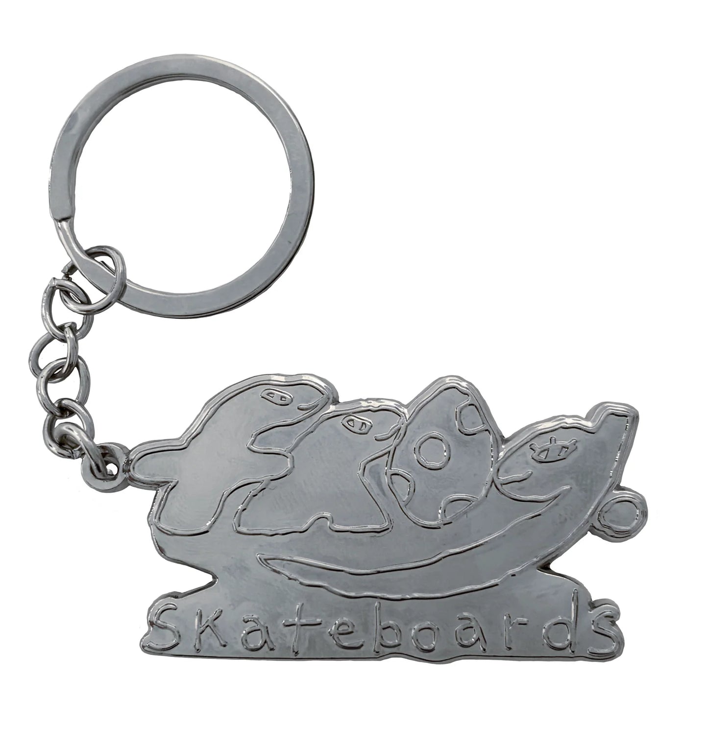 Frog Dino Logo Keychain