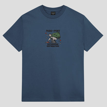Pass-Port Distribution Tee Harbour Blue