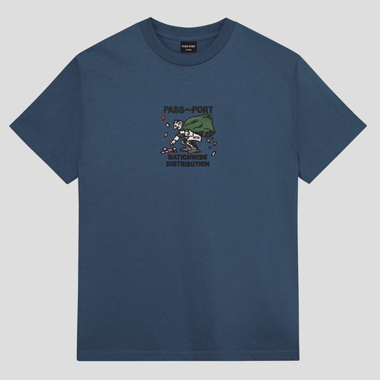 Pass-Port Distribution Tee Harbour Blue