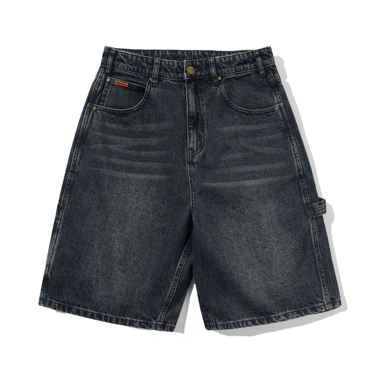 Butter Carpenter Denim Shorts: Slub Dark Indigo