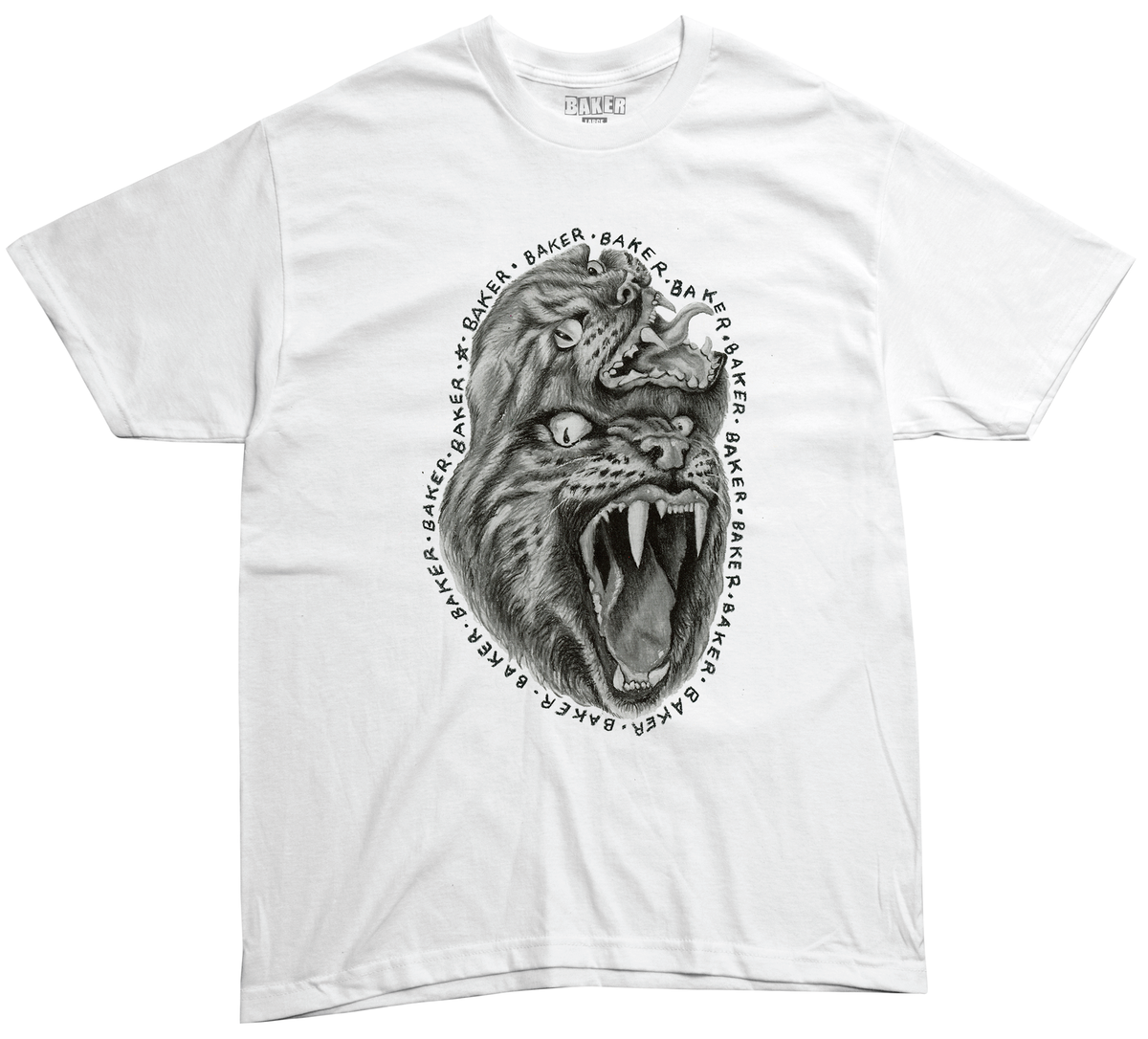 Baker Fried Beast Tee White