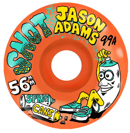 Snot Wheels Adams 56MM 99A Orange