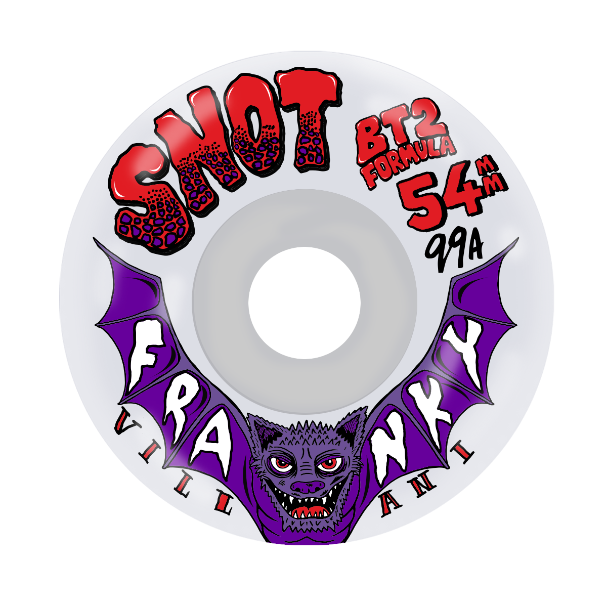 Snot Wheels Franky Villani 54MM/99A Clear