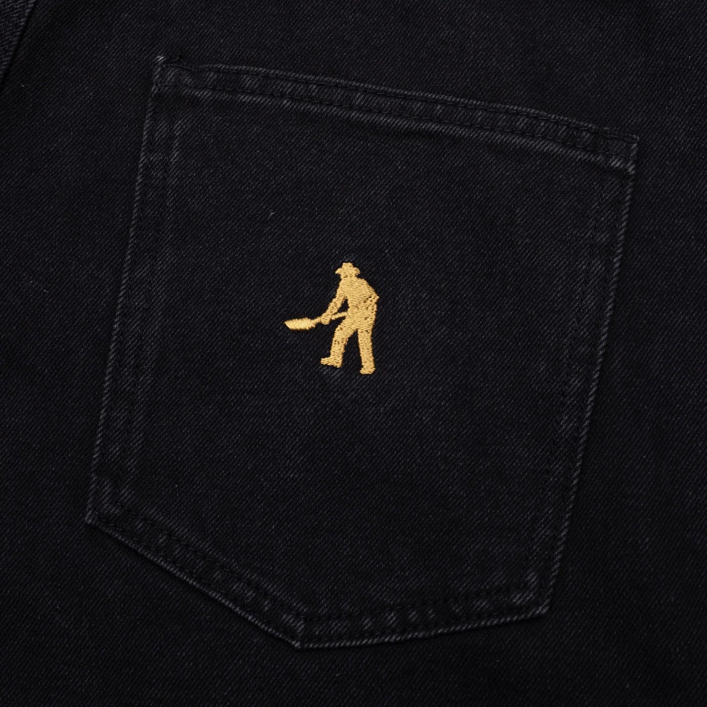 Pass-Port Workers Club Jean Short R47: Washed Black