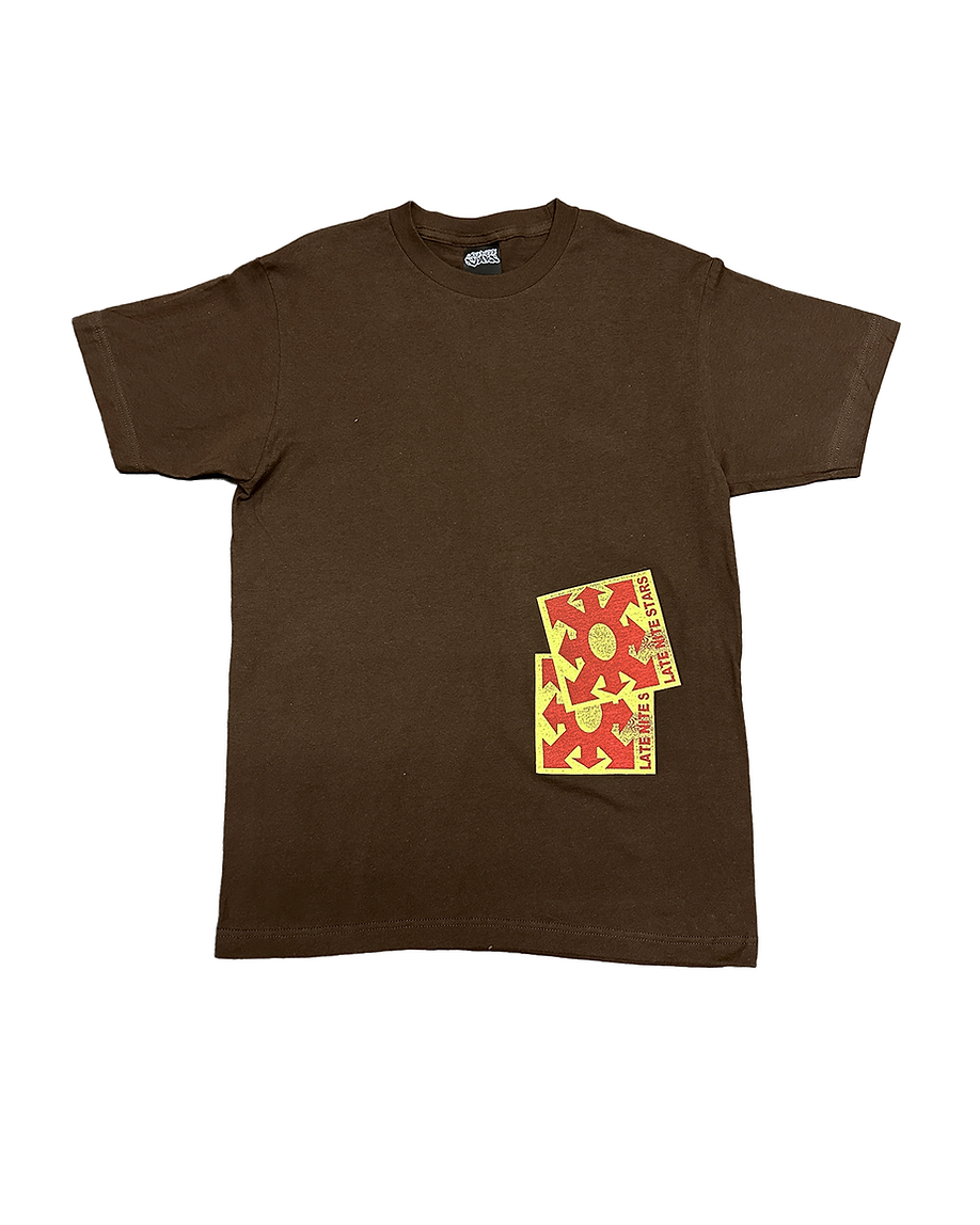 Late Nite Stars Chaos Tee Brown