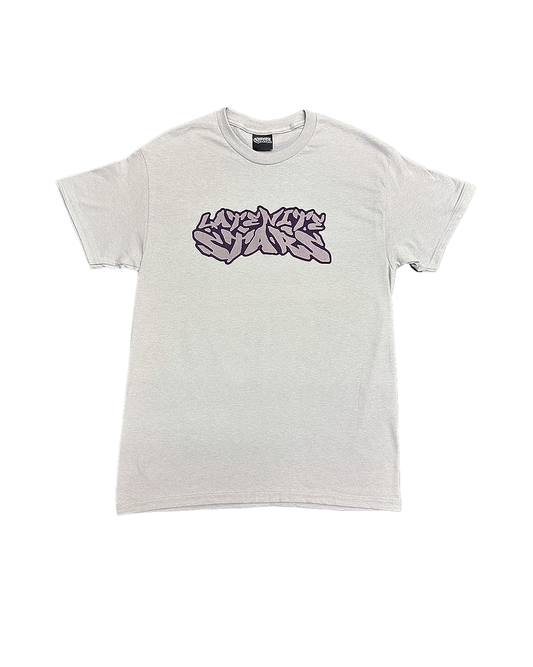 Late Nite Stars LNS Logo Tee Silver/Gray