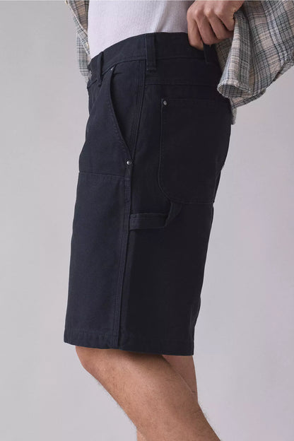 Dickies Canvas Loose Double Knee Shorts Black