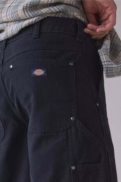 Dickies Canvas Loose Double Knee Shorts Black