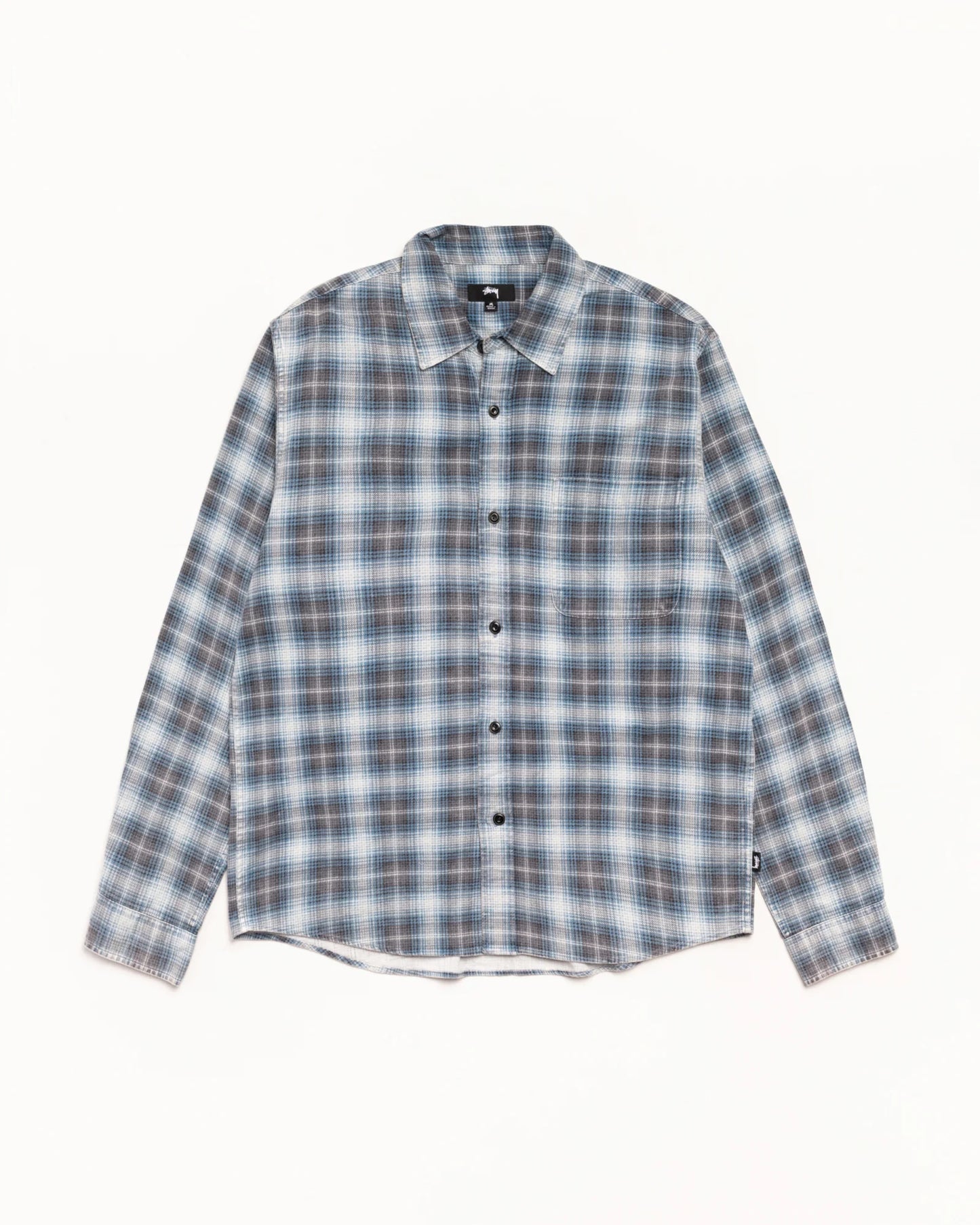 Stüssy Dax Plaid Shirt Blue