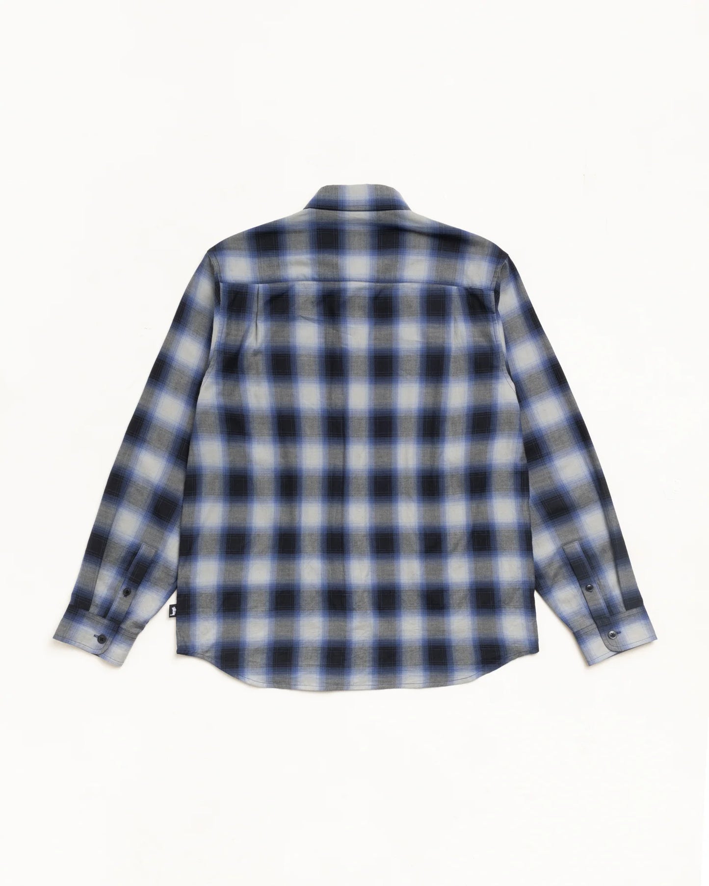 Stüssy Beach Ombre Plaid Shirt Black