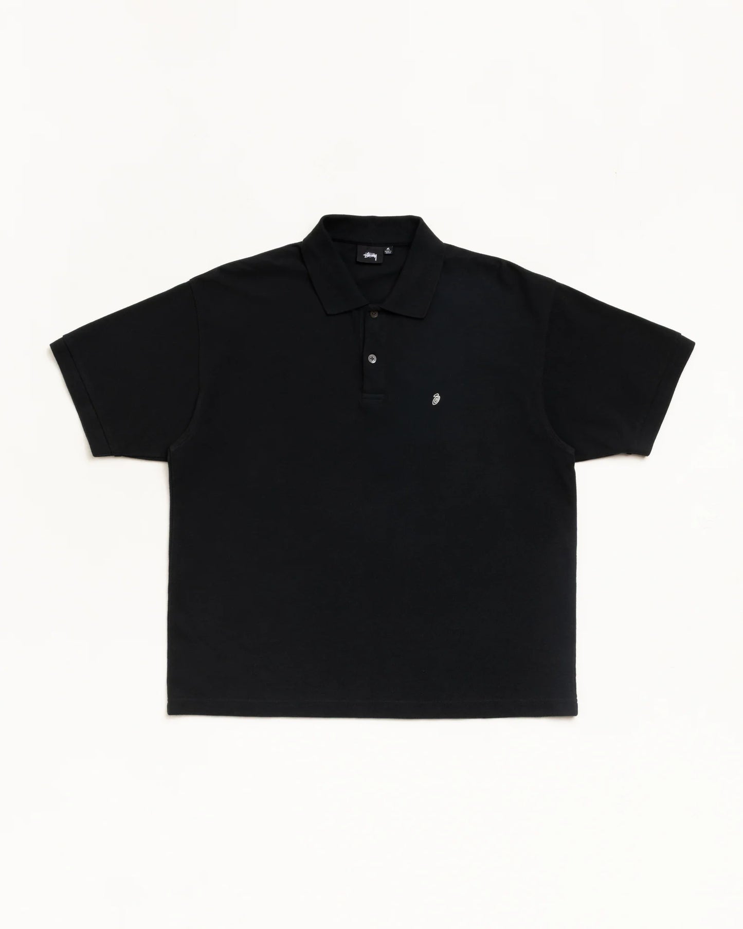Stüssy Classic Pique Polo Black