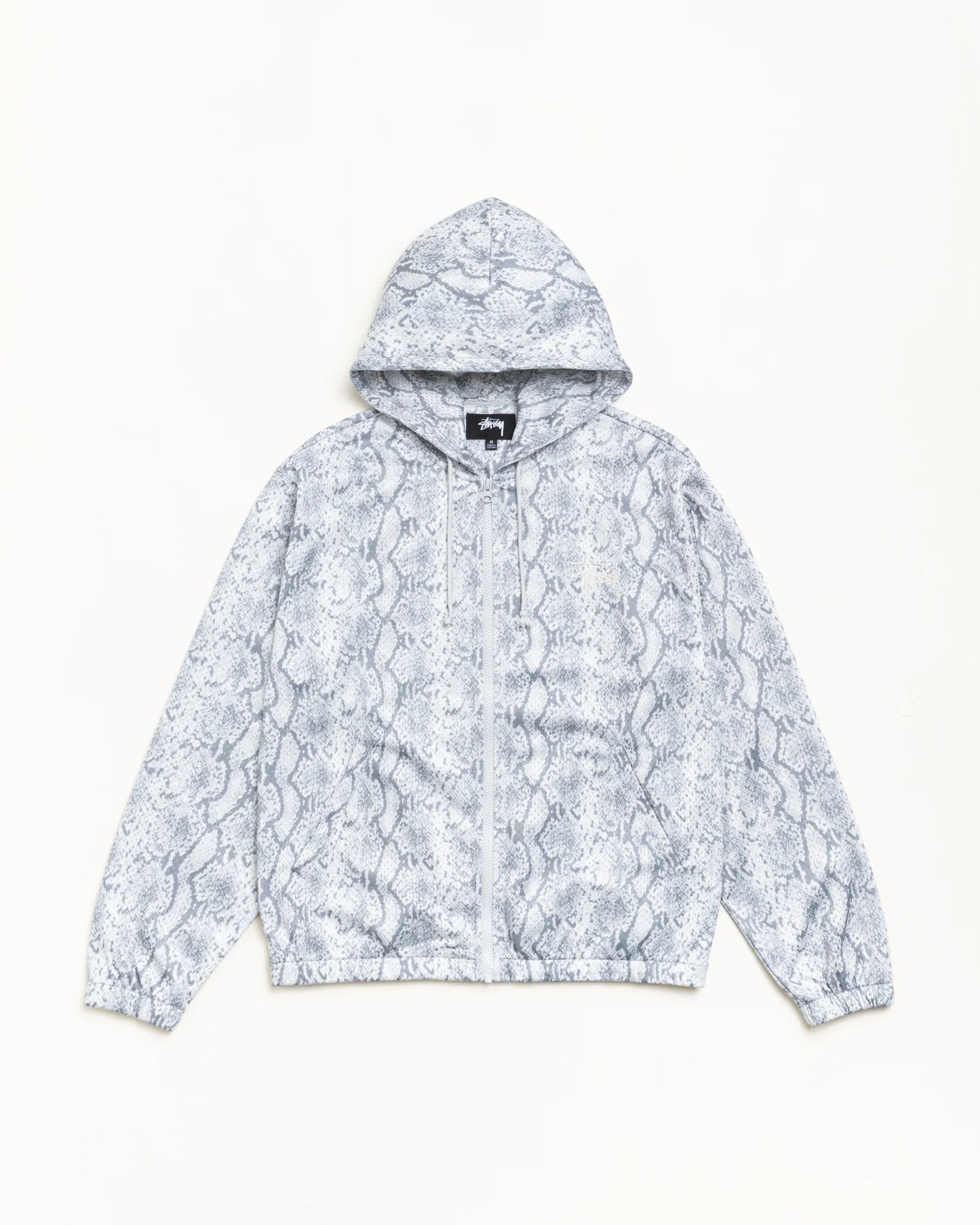 Stüssy Athletic Mesh Zip Hoodie Snake