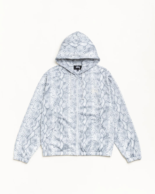 Stüssy Athletic Mesh Zip Hoodie Snake